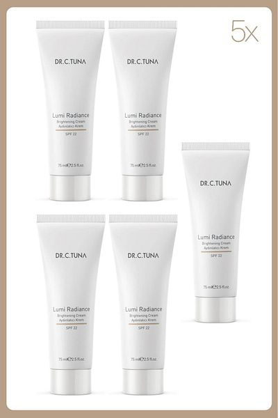 Farmasi Dr. C. Tuna Lumi Skin Brightening Cream 75ml 5 Pieces