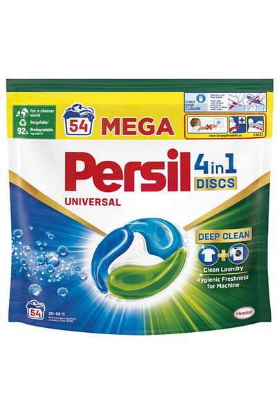 Persil Laundry Detergent Capsules Discs Universal, 54 Washes