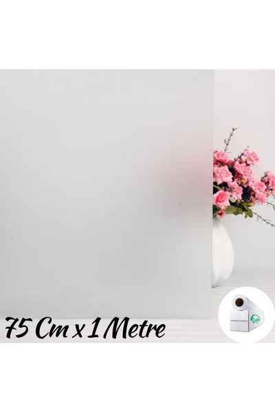 Genel Markalar 75 Cm x 1 Metre Cam Kumlama, Ofis, Duşakabin ve Balkon Camı Ka...