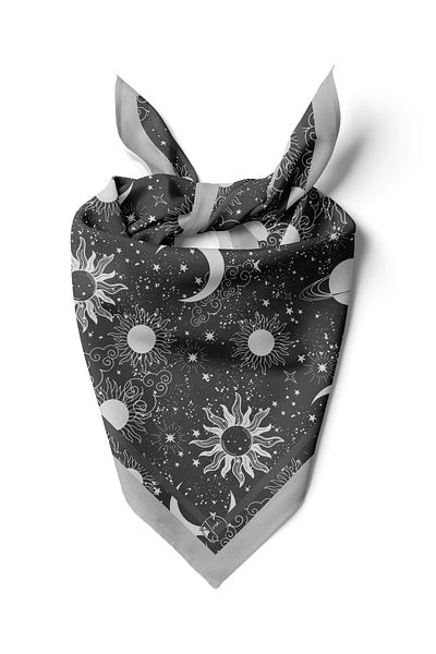 TUA Moon Star Pattern Bandana/Scarf