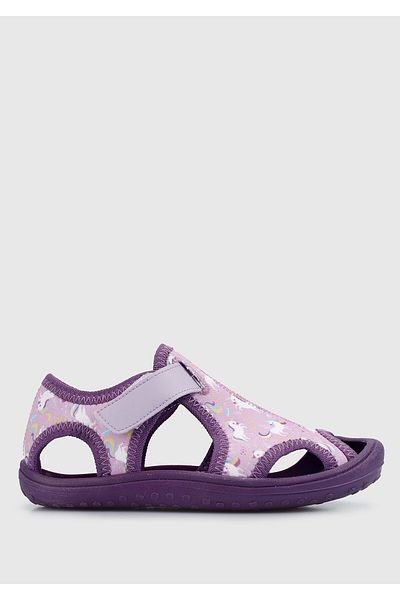 Kiddo Lilac Flat Sandals for Girls