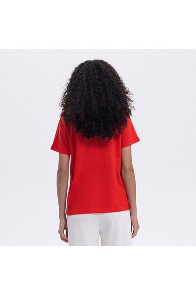 Ellesse Ef174-Rd Crew Neck Women's T-Shirt - Red