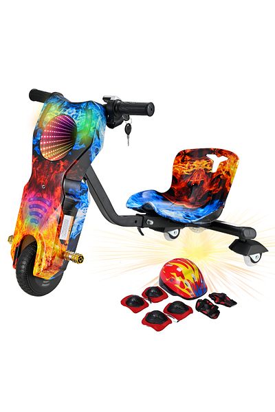 ROCKCAMEL Mini 36V High-Power 360 Children/Adult Electric Drifting Scooter-Adjustable