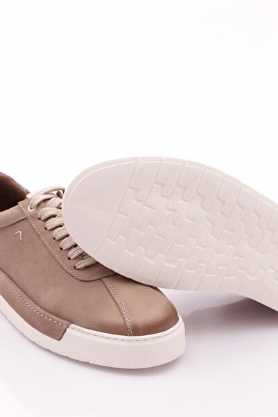 DGN Erkek Sneakers Ayakkabı Hakiki Deri Kum Nubuk 156931075