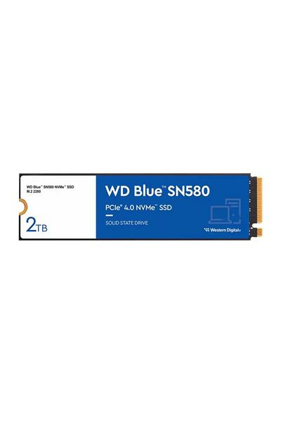 WD SSD Western Digital Blue SN580, 2TB, M.2, PCIe Gen4 x4, NVMe 1.4b