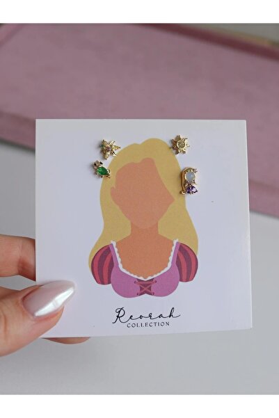 Reorah Collection Rapunzel Nails Earrings Set