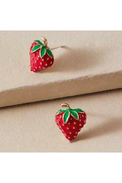 Dodemert Home Strawberry Fruit Earrings
