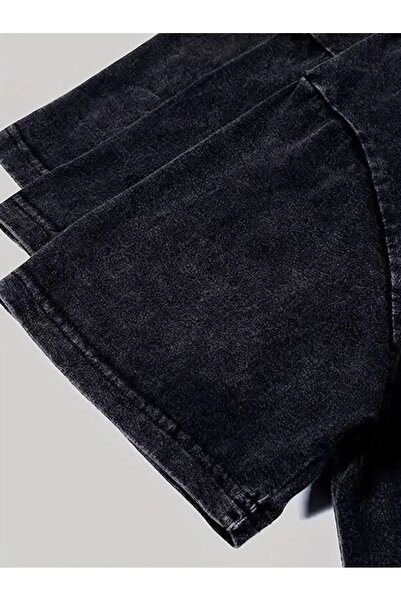 Touz Moda Вінтажна футболка оверсайз з принтом сови та дівчинки