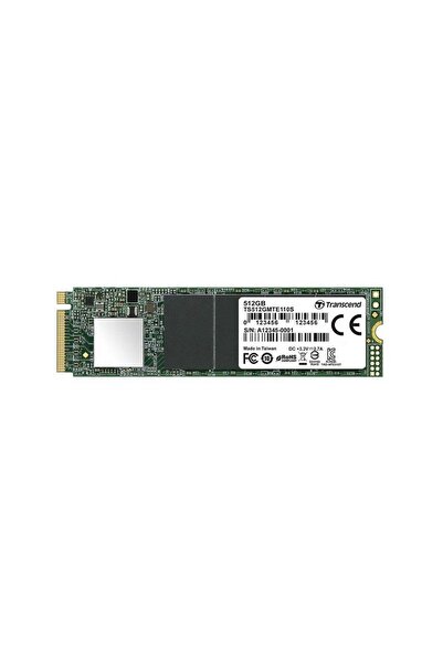 Transcend SSD Transcend MTE112S, 512GB, M.2 2280, PCIe Gen3 x4 NVMe, 3D NAND ...