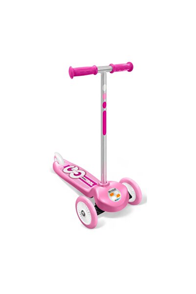 Homio Trotineta intuitiva cu 3 roti, Homio, roz, frana posterioara cu piciorul