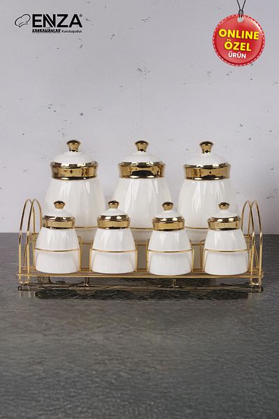 Enza Marin Spice Set with Stand 15 Pieces