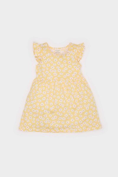 DeFacto Baby Girl Floral Pattern Short Sleeve Summer Dress A0136A525Sm