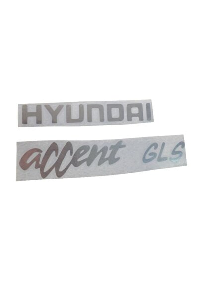 İŞCAN MOTOR مجموعة ملصقات هيونداي أكسنت Gls على شكل بيضة (حروف شعار الصندوق ا...