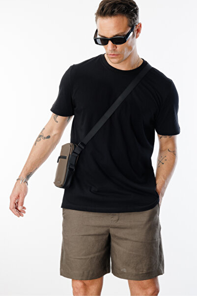 GENIUS STORE Ανδρικό T-shirt 100% βαμβακερό κανονικό μπλουζάκι με λαιμόκοψη