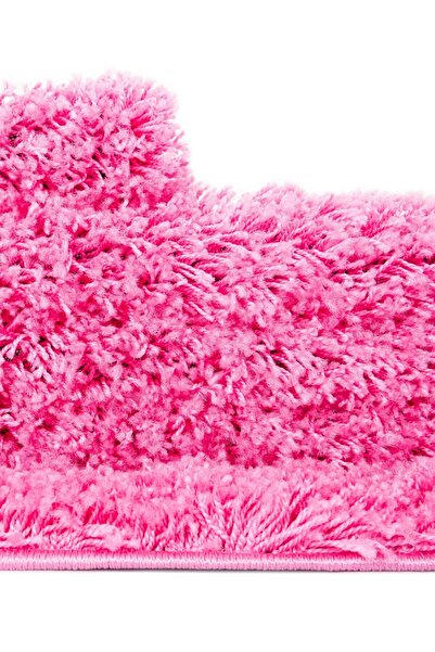 EUROBANO Φυσική αντιολισθητική βάση που πλένεται Shaggy Σετ 3 Χαλιά Μπάνιου 1 Τεμάχιο 60x100 2 Τεμάχια 60x50