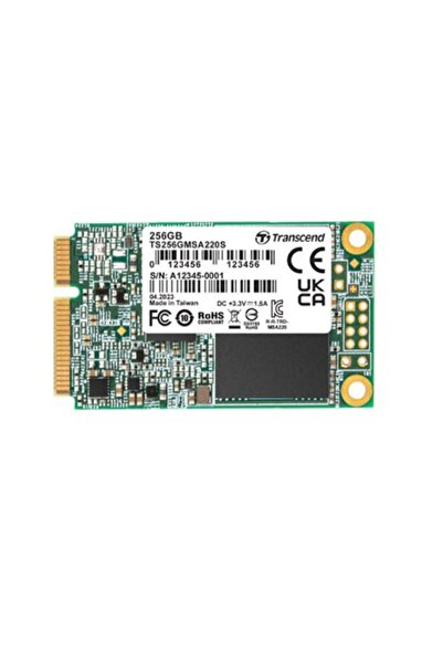 Transcend SSD диск Transcend MSA220S, 256GB, mSATA 3D NAND, SATA3