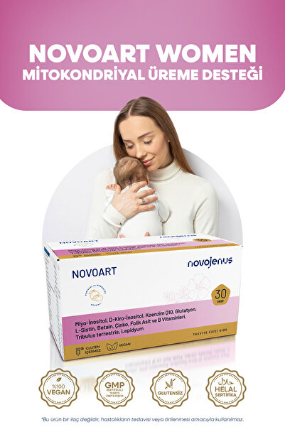 Novojenus Mitokondriyal Kadın Üreme Desteği Novoart Women 30 Saşe