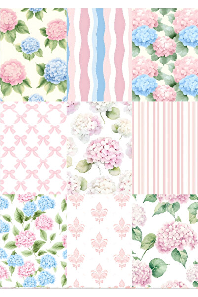 Hiras Dizayn 18 قطعة 10x14 سنتيمتر الكوبية الناعمة خمر خمر قصاصات ورقية مناسب...