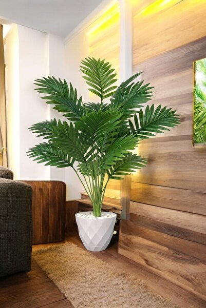 SY Vista Yapay Palmiye - Areka Palmiyesi 18 Adet Yaprak - Doğal Görünüm