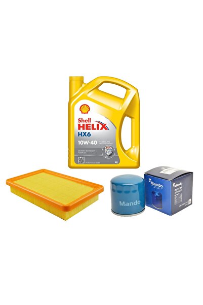 Hys BAKIM SETİ HYUNDAI ACCENT YUMURTA KASA 1.5 1995-2000 + SHELL HELIX HX6 10W40