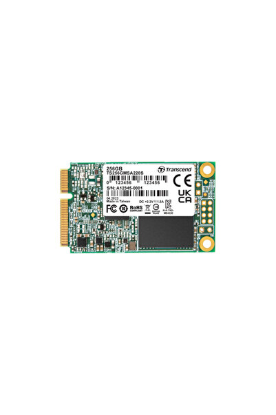 Transcend SSD TRANSCEND MSA220S, 128GB, mSATA, SATA-III, 3D TLC