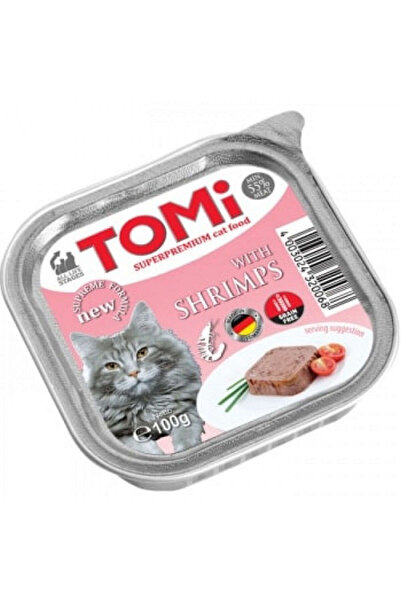 Tomi Kedi Karidesli Alüminyum Yaş Mama 100gr (pate) 1494149708