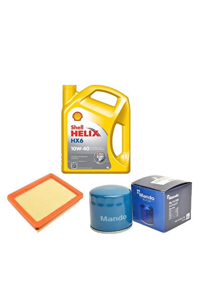 Hys BAKIM SETİ HYUNDAI ACCENT YUMURTA KASA 1.3 1995-2000 + SHELL HELIX HX6 10W40
