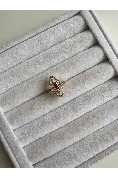 Niss Store خاتم حجر مطلي بالنحاس