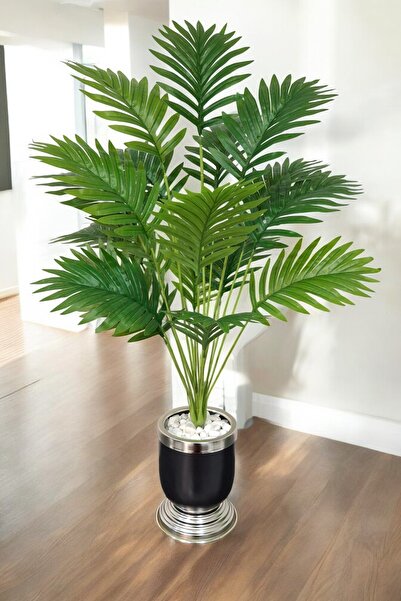 SY Vista Yapay Palmiye - Areka Palmiyesi 18 Adet Yaprak - Doğal Görünüm