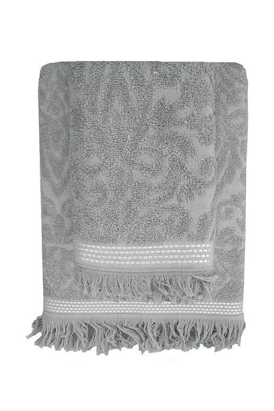 Mira Home Σετ Πετσέτες Μπάνιου Luxury Fringed 100% Cotton Lalezar