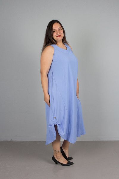Truva XXL Plus Size Woven Sling Dress