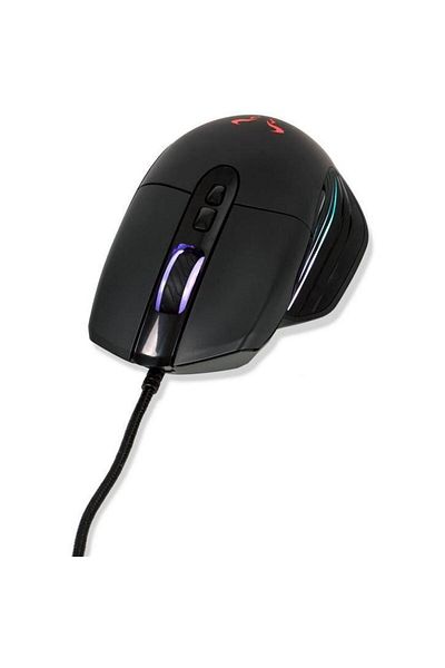 Riotoro Mouse Riotoro Nadix, USB, 10000 DPI, iluminat RGB (Negru)