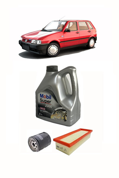 KRUGER FİAT UNO 70 S 70 SX 70 SXİE 1.4 İE YAĞ BAKIM SETİ 4L MOBİL MOTOR YAĞI + HAVA + POLEN FİLTRESİ