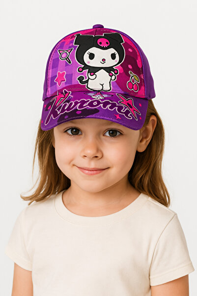 Trend Bebe Butik Pălărie pentru fetiță cu model Kuromi |   Model de șapcă de ...