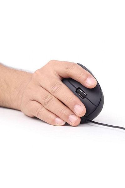 Gembird Mouse Ergonomic Gembird MUS-ERGO-01, 3200 DPI, Optic (Negru)