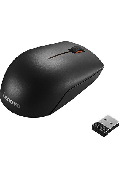 LENOVO Mouse optic wireless Lenovo 300, 1000 DPI (Negru)