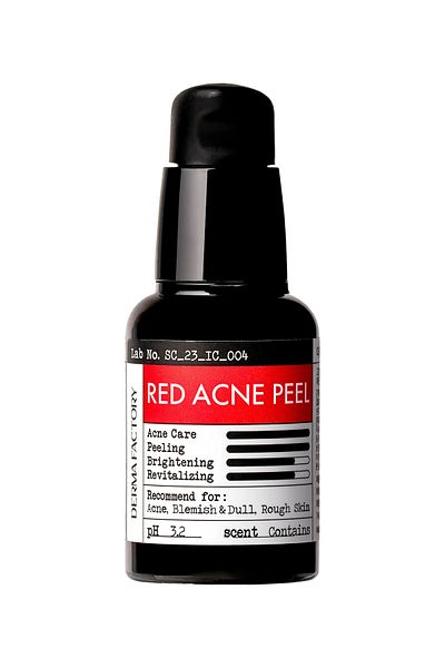 DERMA FACTORY 20% Aha Peeling Serum Washing Form, Blemish Serum Red Acne Peel 30 ml