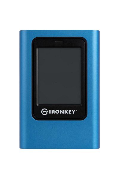 Kingston SSD extern Kingston IronKey Vault Privacy 80, 1,92 TB, USB 3.2 Gen 1 (Albastru)