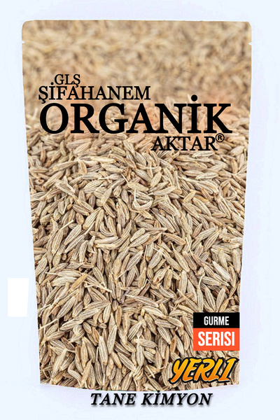 GLŞ ŞİFAHANEM ORGANİK AKTAR Kimyon Tane Yerli Yeni Mahsül 1.sınıf 250 Gr