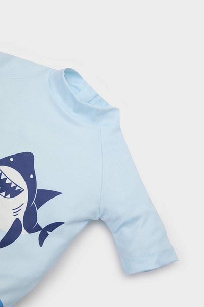 DeFacto Baby Boy Shark Patterned Swimsuit E3356A525Sm