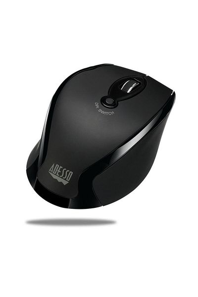 ADESSO Mouse optic ergonomic wireless Adesso, senzor optic pentru orice suprafata, 1600 DPI