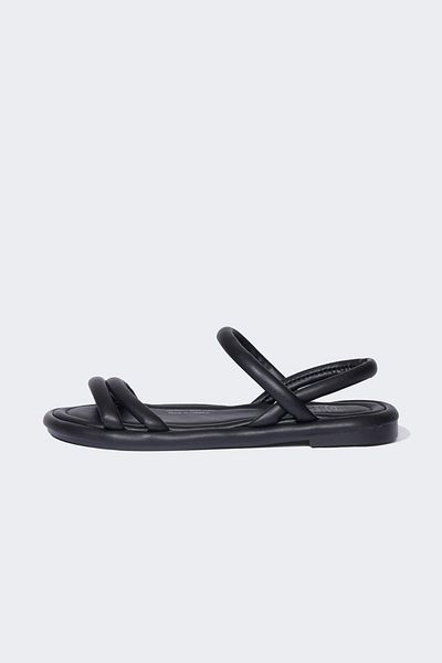 DeFacto Sandale de damă cu talpă plată din piele artificială D0765AX25HS