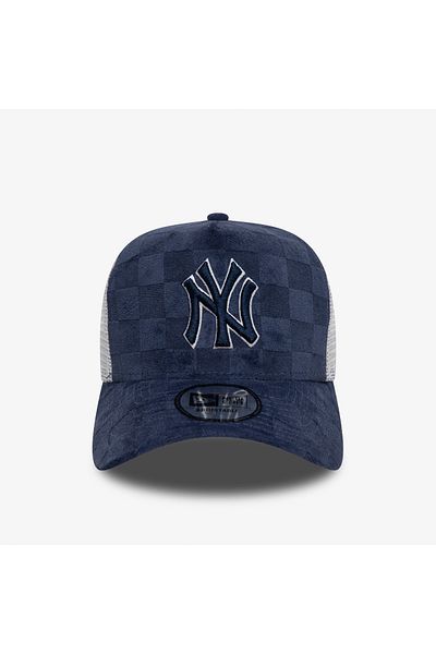 NEW ERA Унисекс тъмносиня шапка Tonal Check 9forty New York Yankees