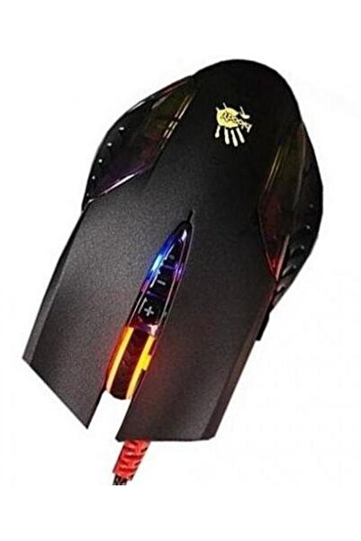 A4 Tech Mouse Optic A4Tech Bloody Q50 Neon X'Glide, Iluminare RGB, 3200 dpi, USB (Negru)