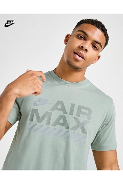 Nike Sportswear Air Max Graphic Short-Sleeve Yeşil Erkek T-shirt