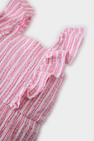 DeFacto Baby Girl Striped Jumpsuit E8391A525Sm