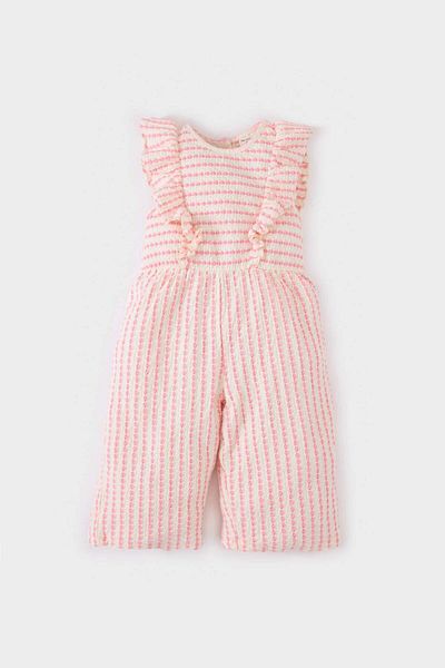 DeFacto Baby Girl Striped Sleeveless Jumpsuit E8760A525Sm