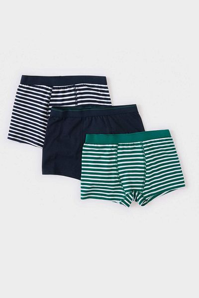 DeFacto Boy's Striped 3-Piece Boxer E9581A825Sp