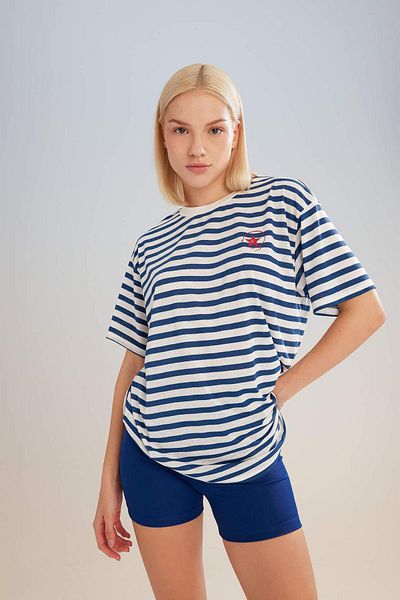 DeFacto Defactofit Oversize Crew Neck Printed Athlete Short Sleeve T-Shirt