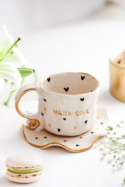 SİNEM YAMAN HOME Mug - Ecru